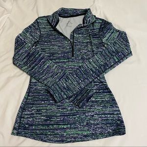 Nike pro dri fit half zip sz small